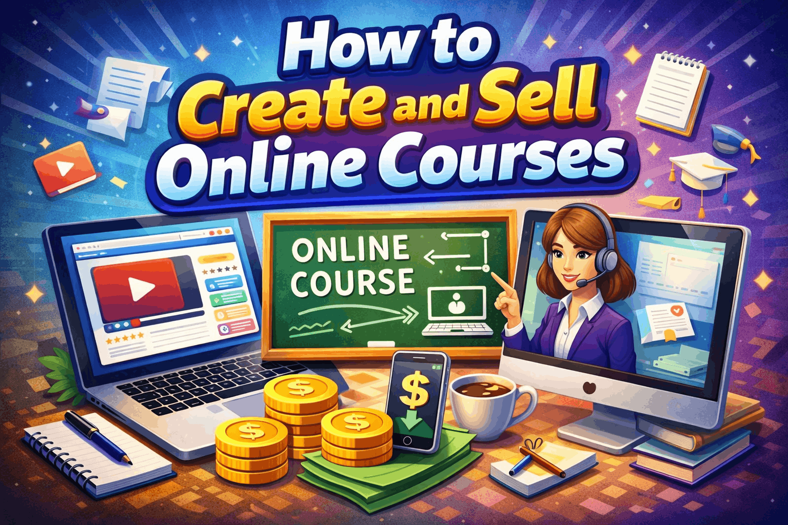 How to Create and Sell Online Courses